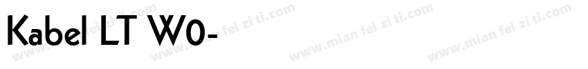 Kabel LT W0字体转换